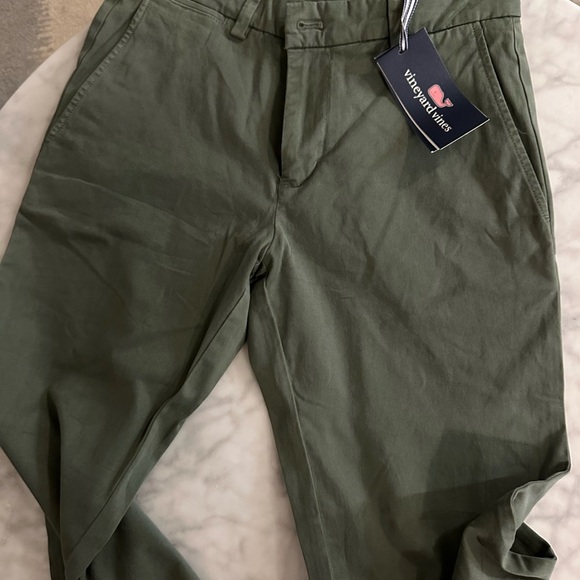 Vineyard Vines Men Slim Fit Pants 28x32 NWT Green - Picture 8 of 8